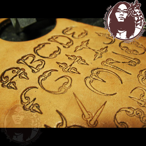 Unique Leather Work - 36pcs leather carving A-Z 0-9 letters