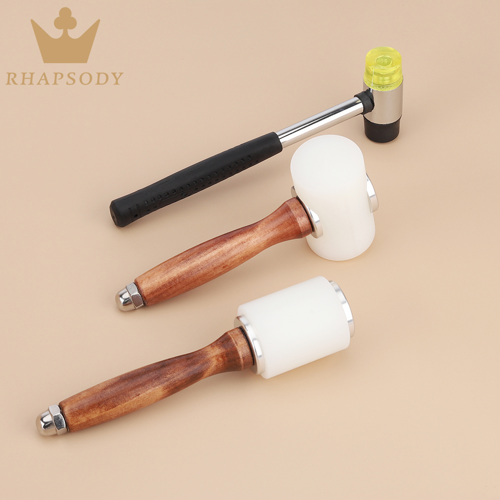 Leatherwork Roller - Leather Craft Carving Hammer Cowhide Punch