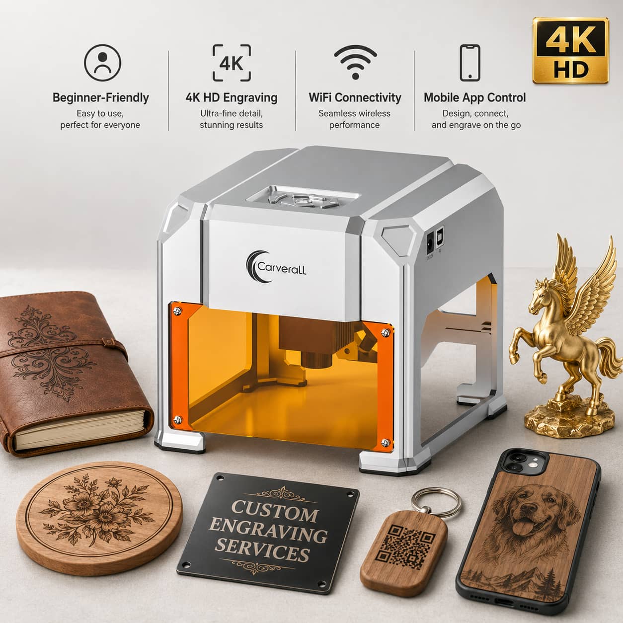 Leatherwork Tools - Carverall Laser Engraver Machine, K4 3W,