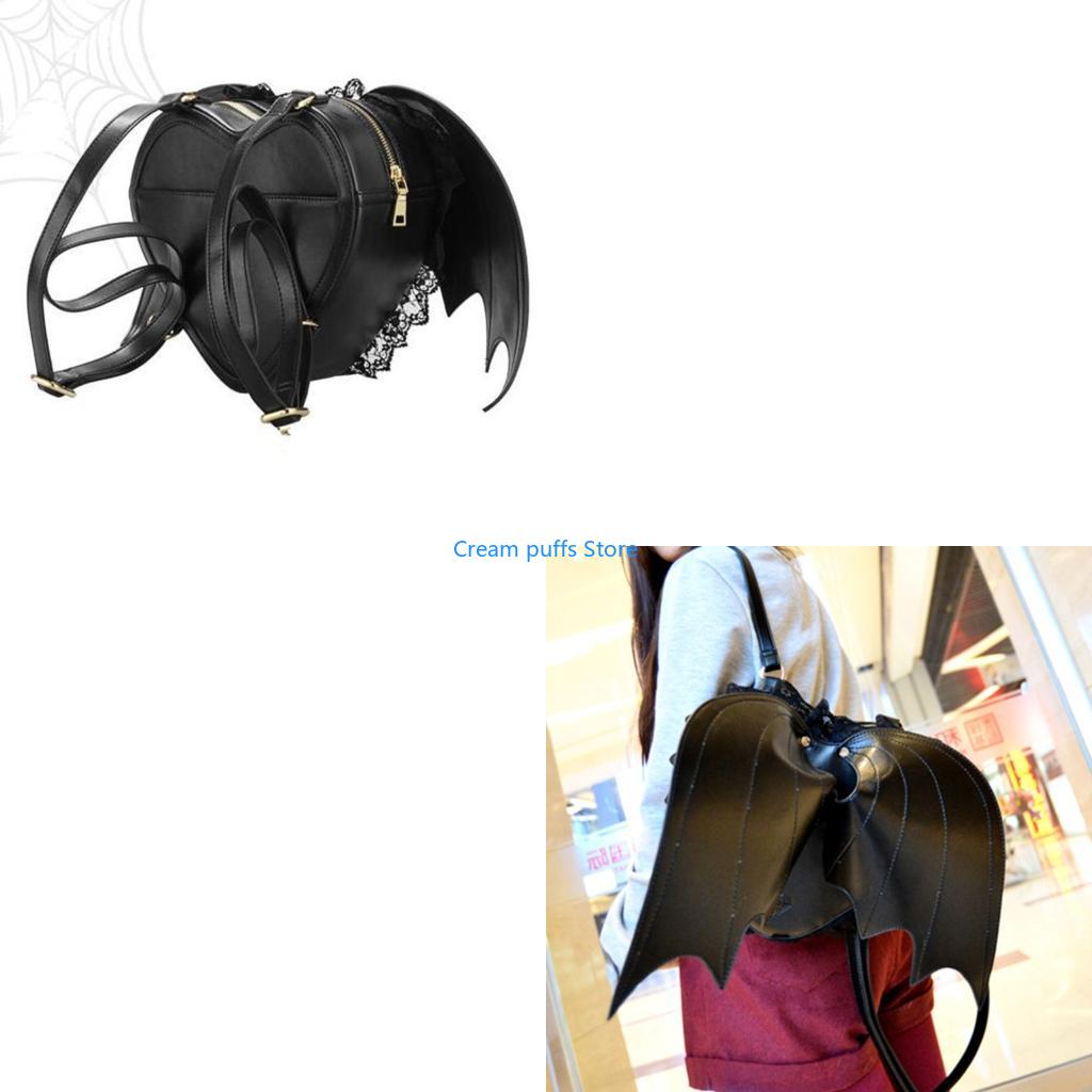 Leather Work Rucksack - 50LE Functional Bat Wing Lace Work