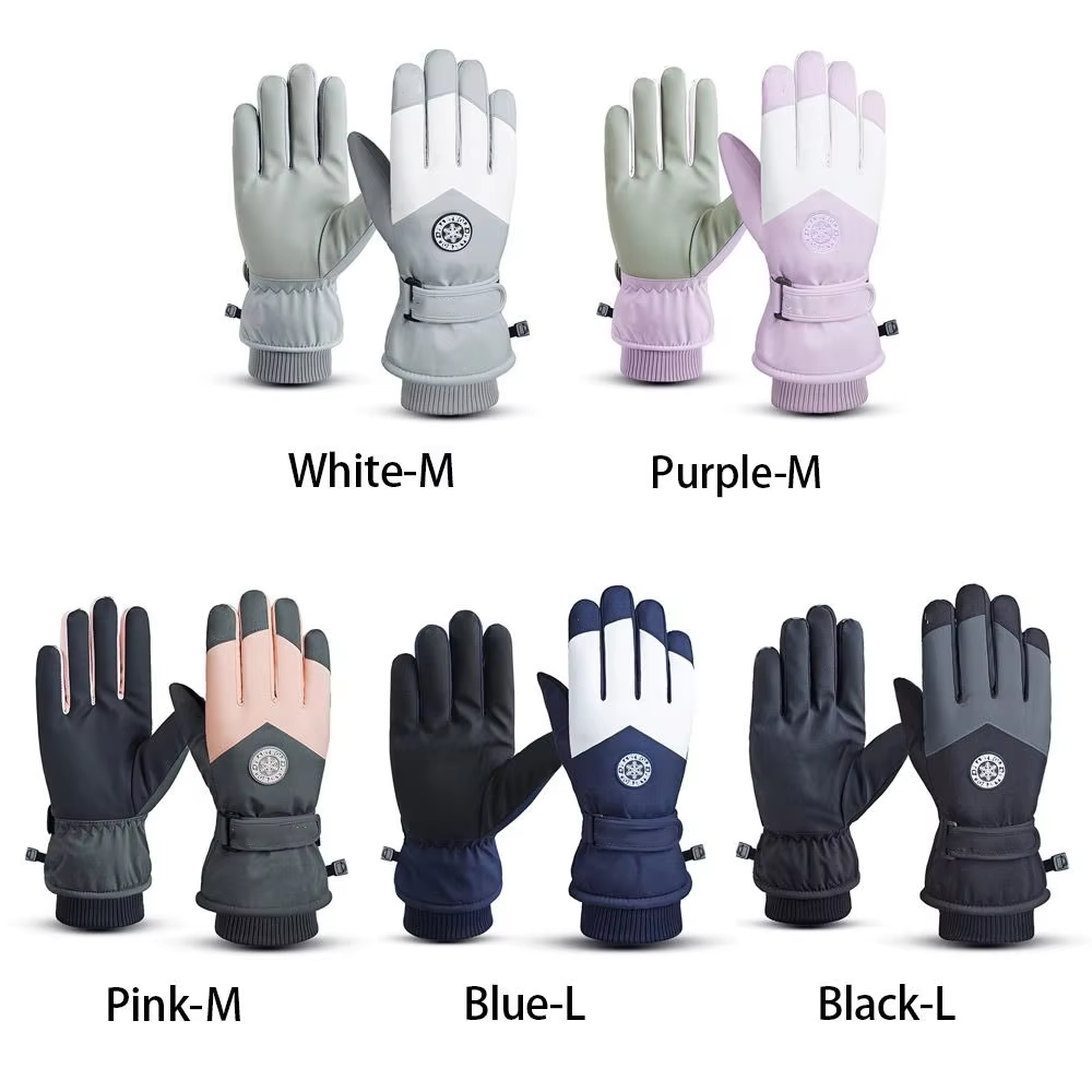 2Sets Winter Unisex Snowboard  - Leather Work Winter Gloves review and price