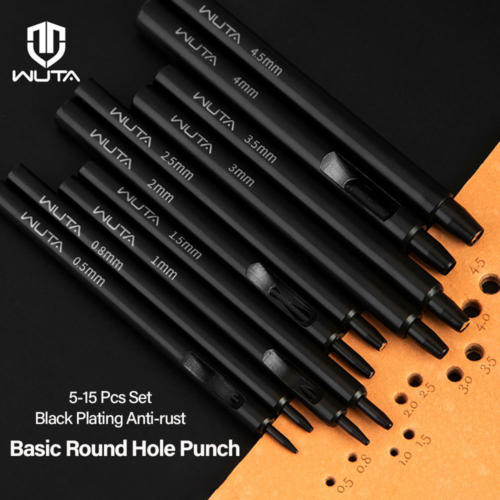 WUTA 5-15Pcs Basic Black Anti- - Leatherwork Beginner review and price