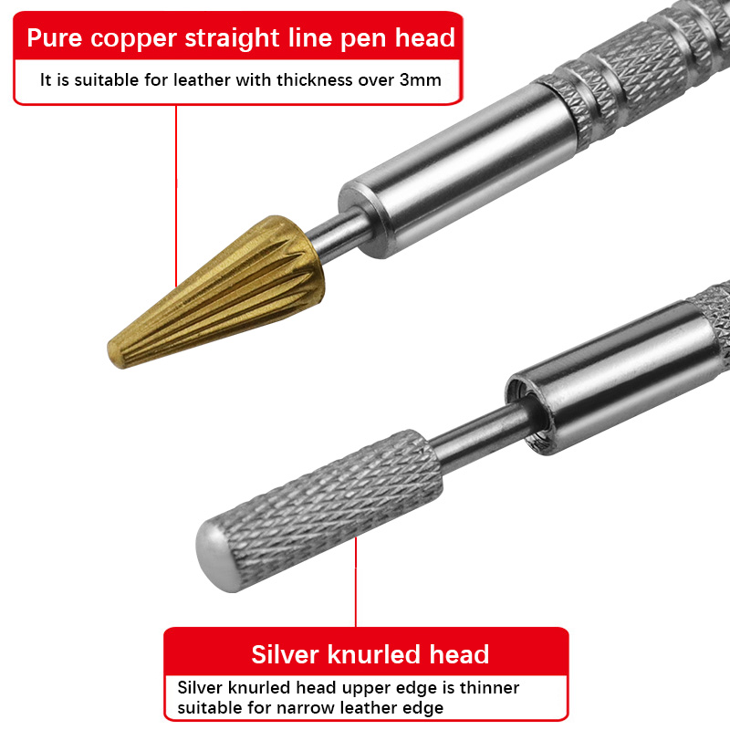 Leather Dual Head Edge Oil Glu - Leatherwork Roller review and price