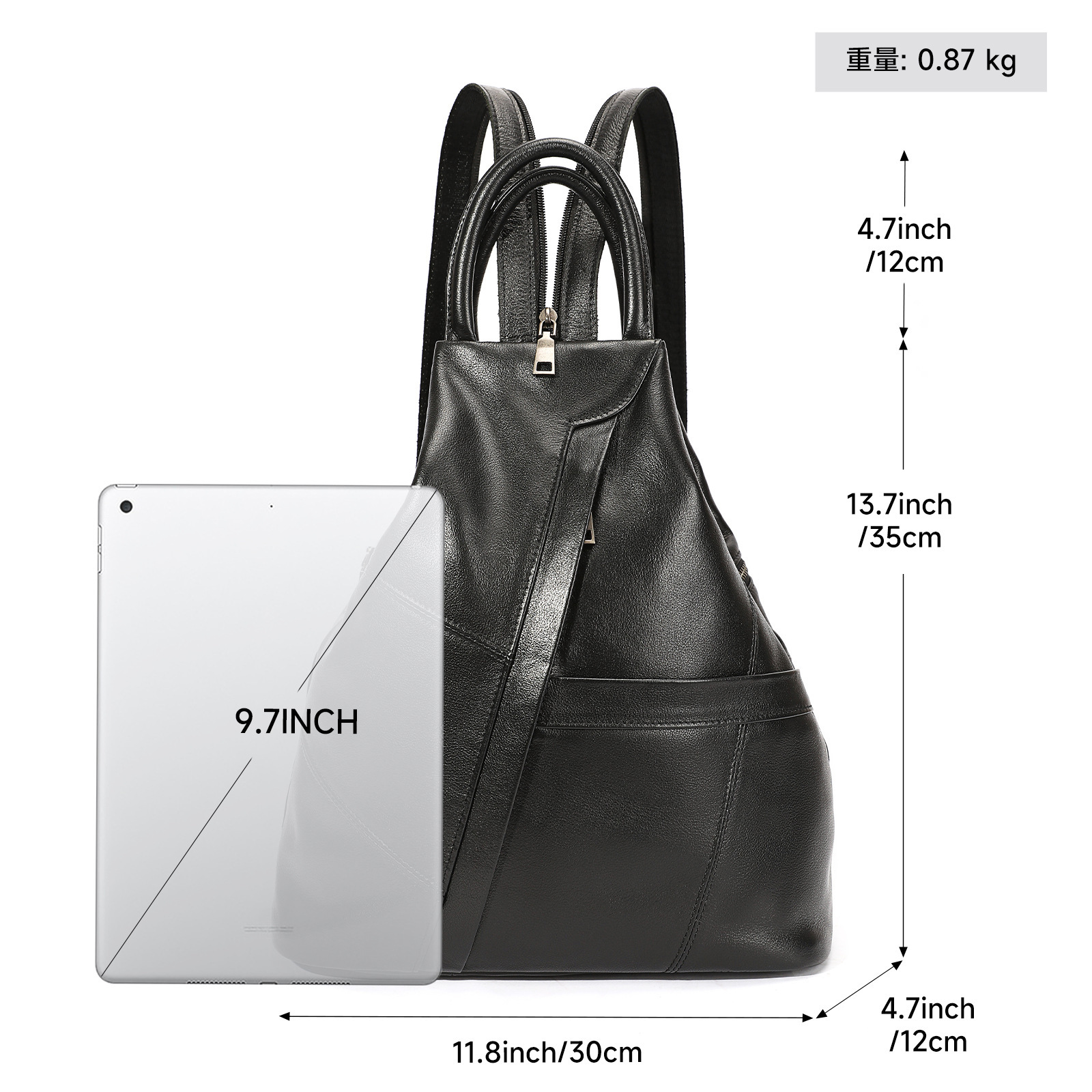 Full Grain Leather Backpack fo - Leather Work Rucksack review and price