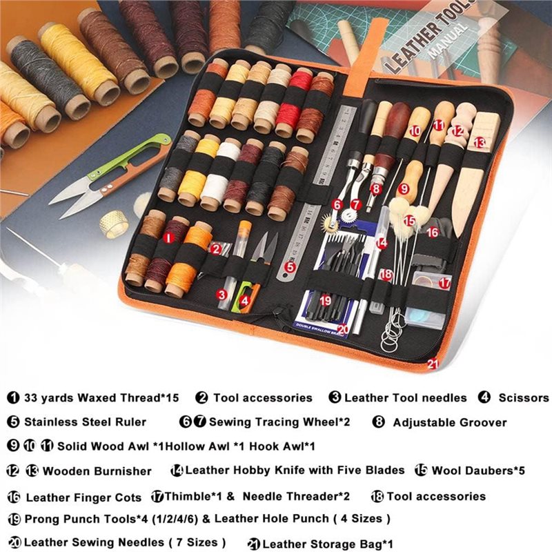 For Leather For Leathercraft W - Leatherwork Beginner Tools review and price