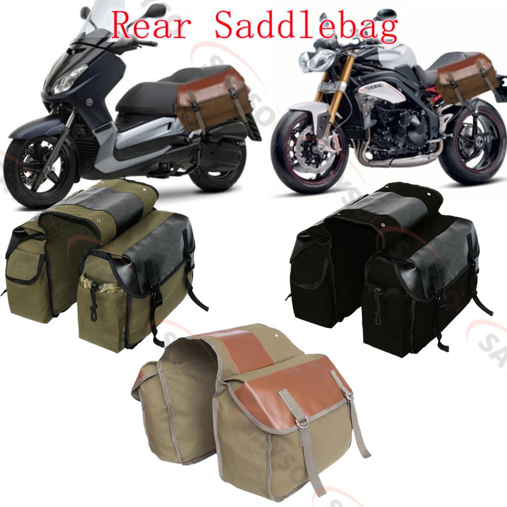 Canvas Leather Rear Saddlebag  - Leatherwork Tools review and price