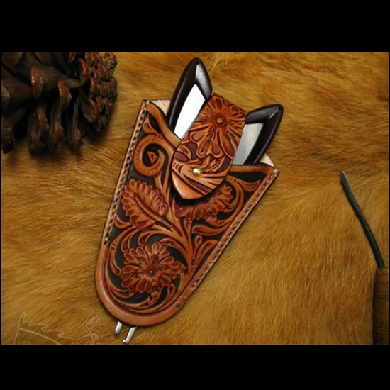 Tang dynasty flower Hand-work  - Unique Leather Work review and price