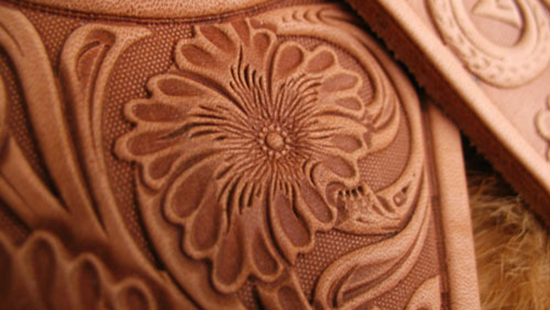 Tang dynasty flower Hand-work  - Unique Leather Work review and price