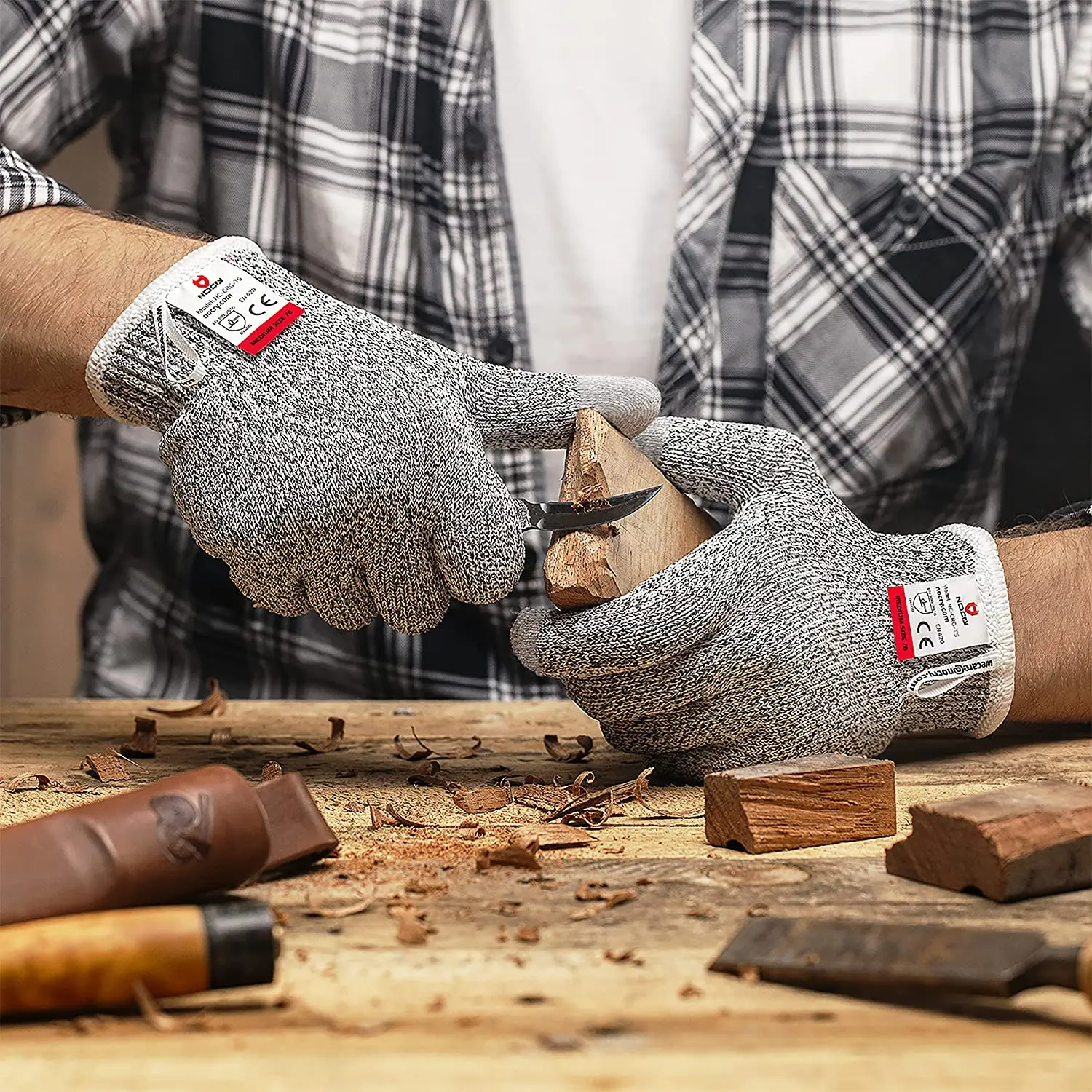 Cut Resistant Gloves Level 5 w - Leveling Leatherworking review and price