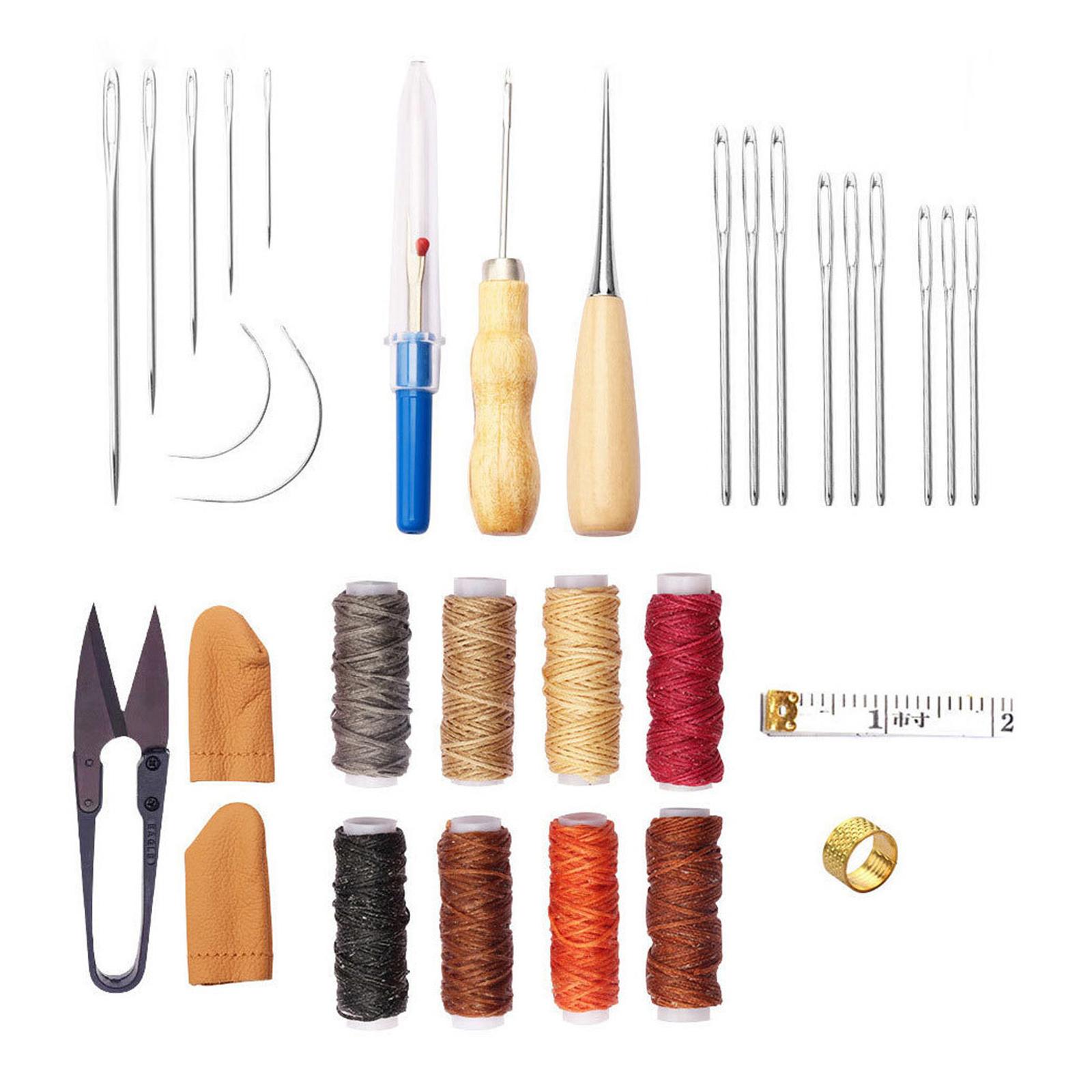 32x Leather Tools Kit Leather  - Leatherwork Beginner Tools review and price