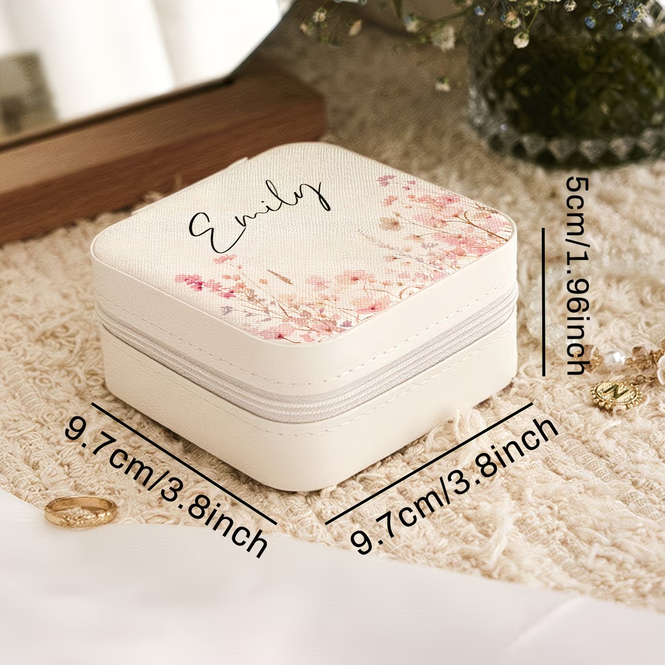 Custom Beige Jewelry Box Featu - Leatherwork Beginner review and price