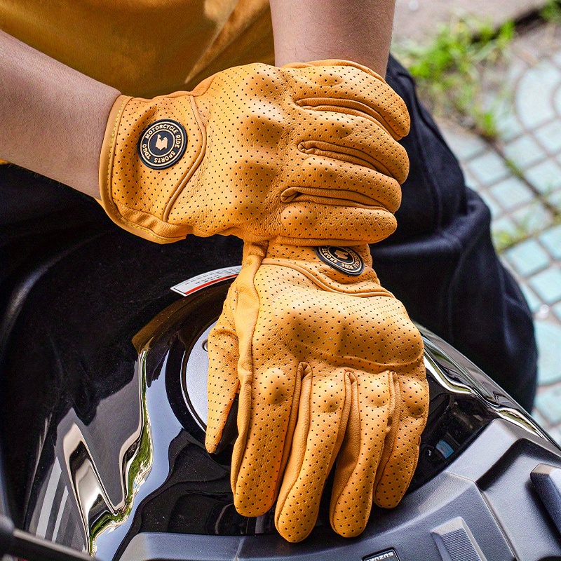 Motorcycle Gloves Windproof an - Leather Work Winter Gloves review and price