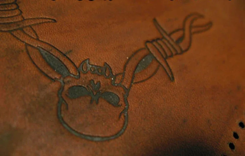 5pcs Thorns and skull pattern  - Unique Leather Work review and price