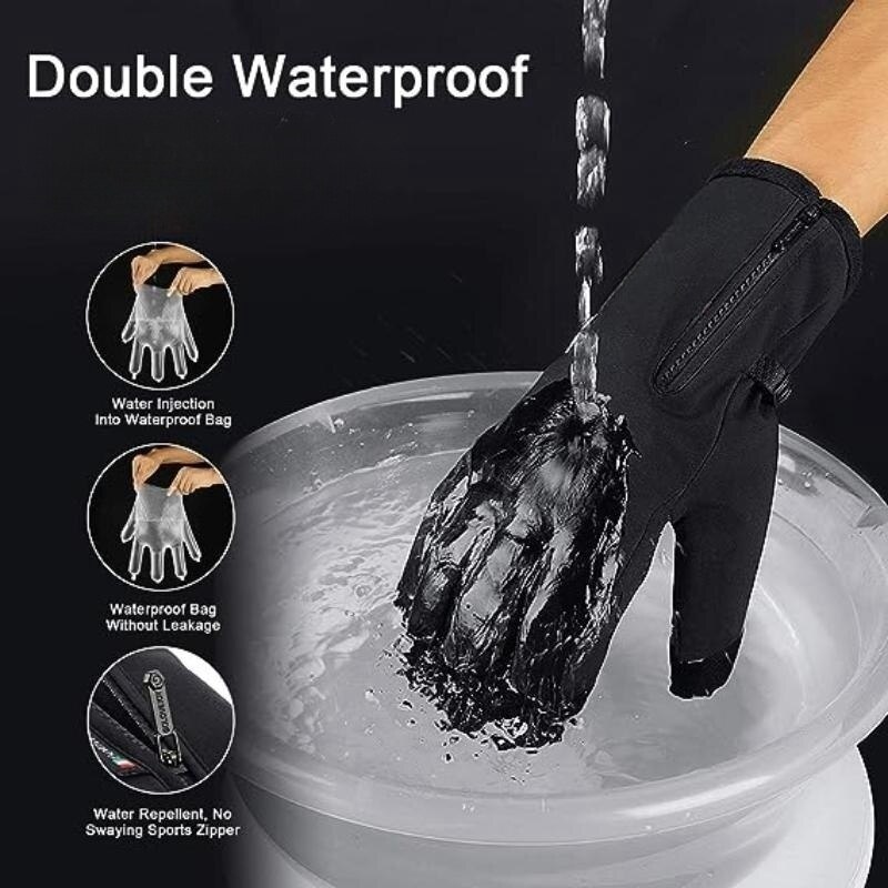 Winter Warm Gloves Men Women T - Leather Work Winter Gloves review and price