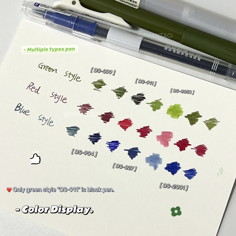 6PCS Colored Calligraphy Pen M - Pentel Pen Energel review and price