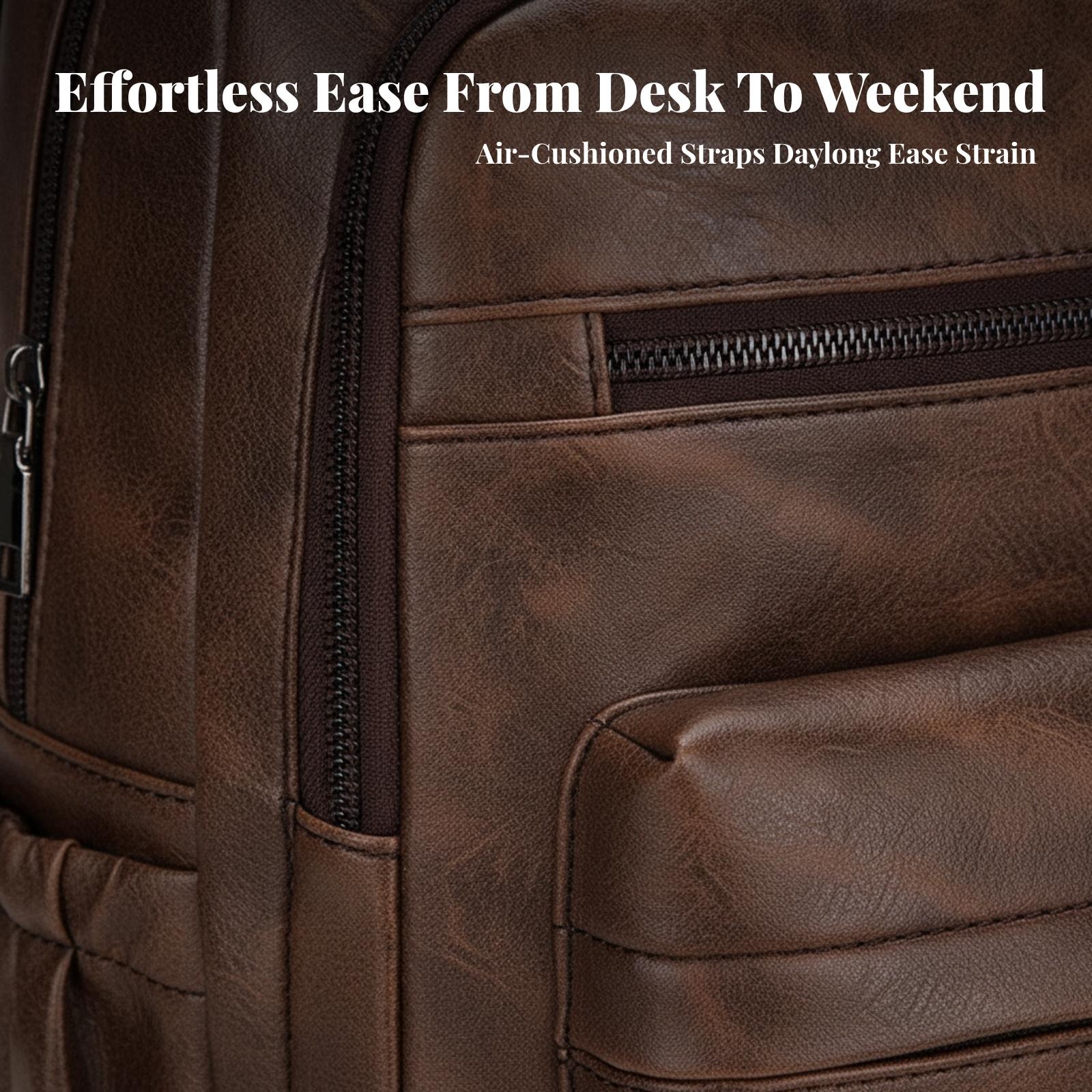 Waterproof Men Rucksack with L - Leather Work Rucksack review and price