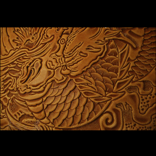 Dragon pattern Hand-work uniqu - Unique Leather Work review and price