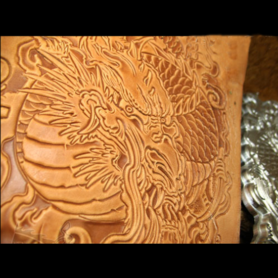 Dragon pattern Hand-work uniqu - Unique Leather Work review and price