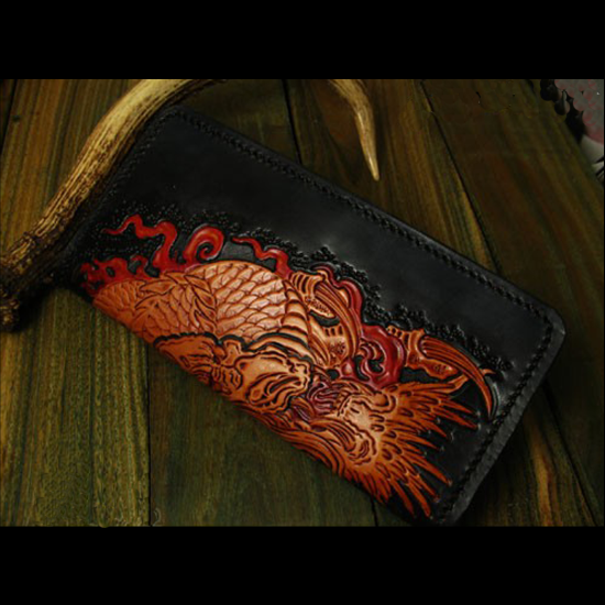 Dragon pattern Hand-work uniqu - Unique Leather Work review and price